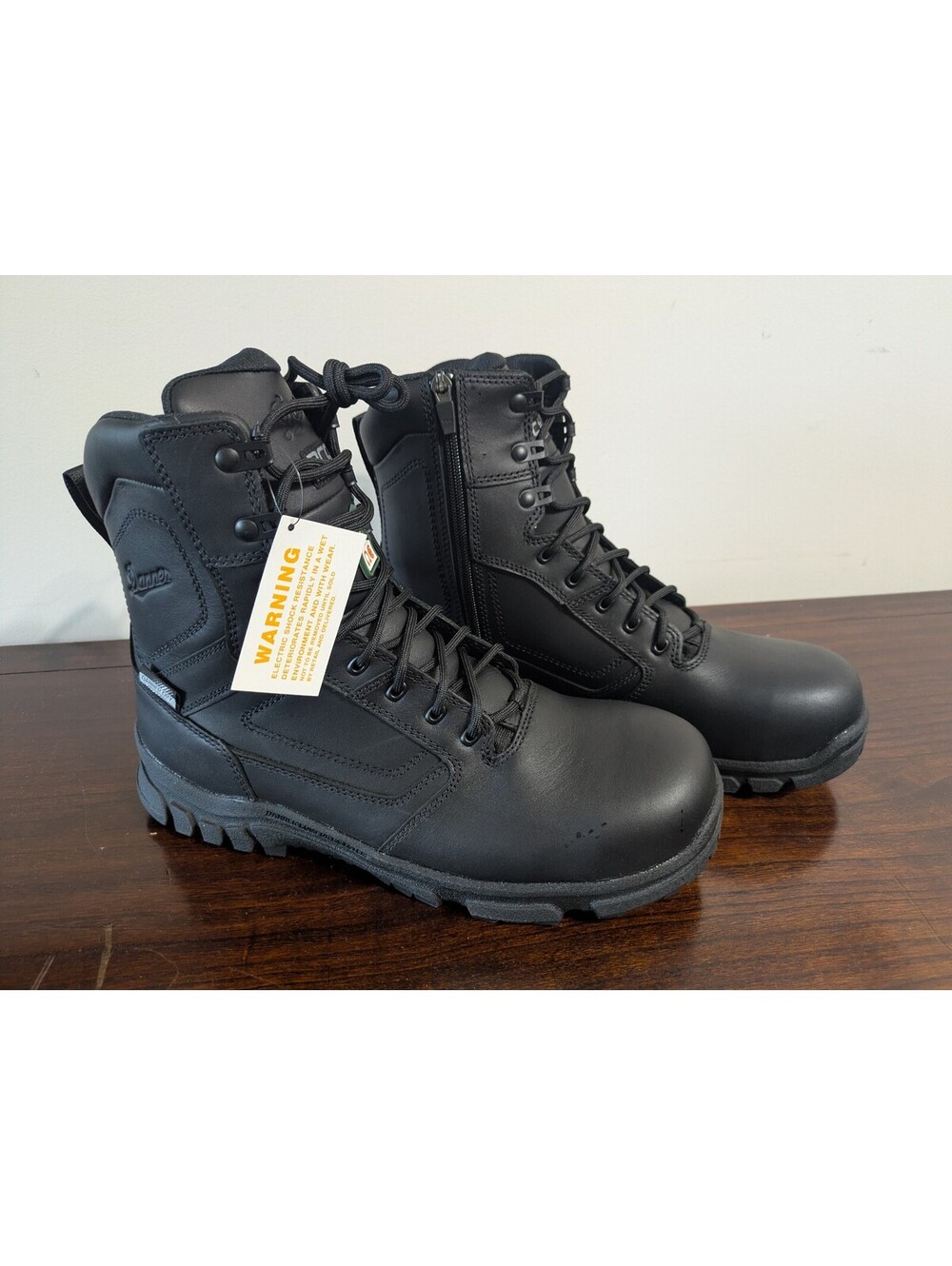 Danner Lookout EMS CSA Side-Zip Black Men's Boots Size 10 New in box